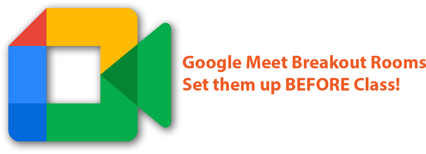 image advertising tutorial for setting up google meet breakout rooms in advance