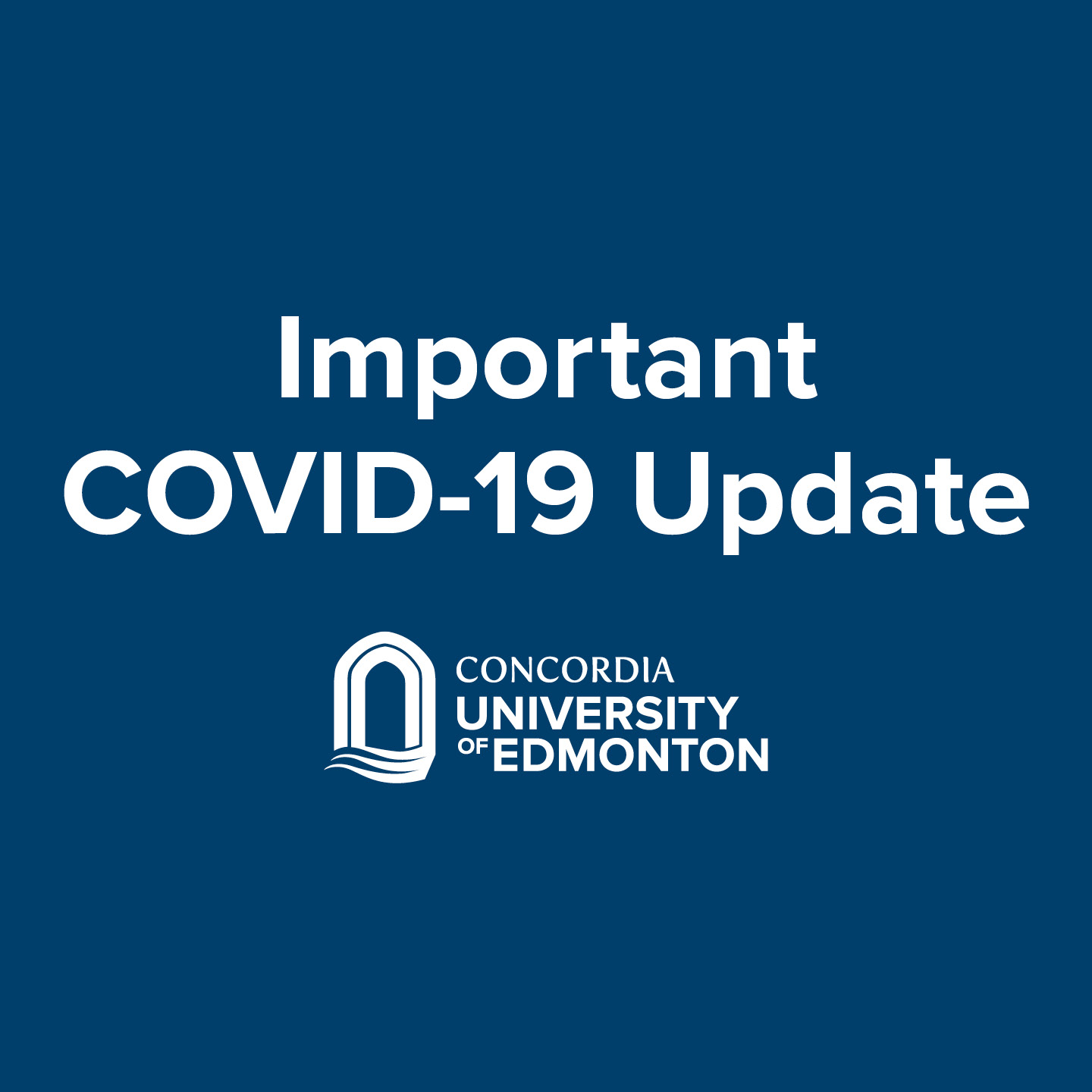 Important COVID-19 Update